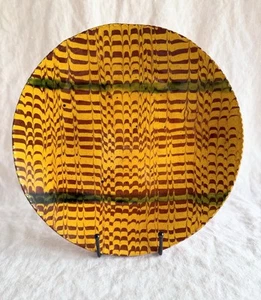 Breininger Robesonia Redware ceramica piatto ciotola poco profondo arte popolare - Foto 1 di 3