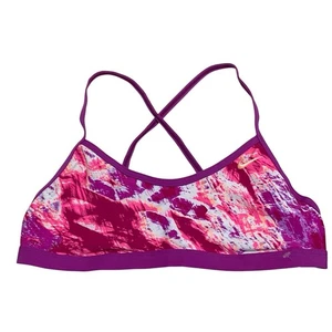 Sujetador deportivo Nike Swim Top talla 8 NESS5017 violeta púrpura lavado ácido atletismo deporte - Imagen 1 de 6