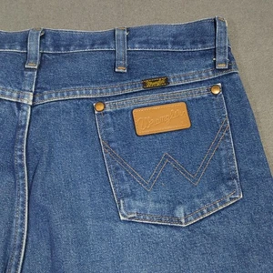Wrangler Jeans Men's 37x36 Blue 13MWZ Cowboy Cut Western Denim Rodeo - Picture 1 of 17