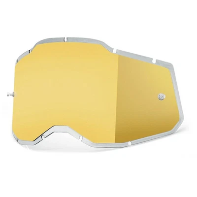 100% Racecraft 2 / Accuri 2 / Strata 2 Injected Lens - Mirror Gold 51008-359-01 - Image 1 of 3