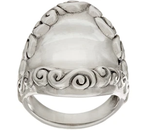 Anillo Carolyn Pollack de plata de ley con firma audaz, talla 6 - Imagen 1 de 4
