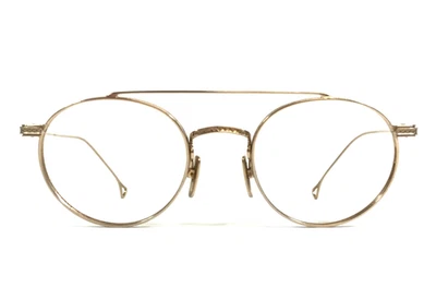 Monturas de gafas Dita vintage JOURNEY oro brillante borde de alambre redondo 49-21-144 Foto 1 de 4