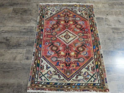 Authentic Vintage Turkish Rug,Geometric Adana Turkish Rug 2.3x3.9 Ft - Image 1 of 4