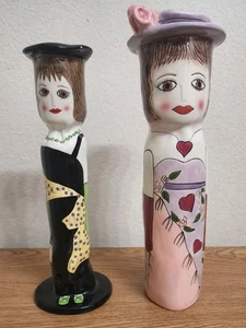 Lauren & Suzie by Susan Paley für GANZ Bella Casa Vase Kerzenhalter 2er Set - Bild 1 von 13