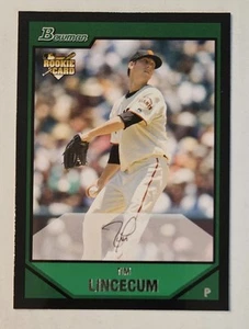 Tim Lincecum RC 2007 Bowman Draft Picks & Prospects #BDP11 Giants All-Star - Imagen 1 de 4