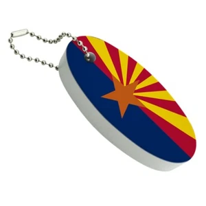 Arizona State Flag Floating Foam Keychain Fishing Boat Buoy Key Float - Picture 1 of 3