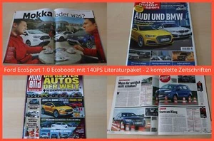 Ford EcoSport 1.0 Ecoboost mit 140PS Literaturpaket - 2 komplette Zeitschriften - Bild 1 von 1