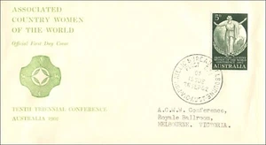 Australia 1962 Women of World Conference Melbourne FDC First Day Cover - Picture 1 of 2