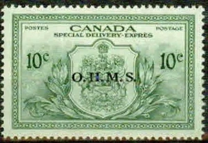 CANADA  -1946– SPECIAL DELIVERY OVERPRINTED  OFFICIAL STAMP  -VF** - Picture 1 of 1