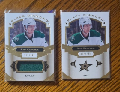 John Klingberg Game Used -2016-17 Black Diamond Memorabilia #/149 +Base #/249 - Image 1 of 3