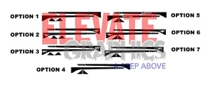 For Ford Mustang Decals Side Arrow Stripes Vinyl Graphics Stickers 2024-2025 - Picture 1 of 16