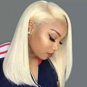 Straight 250 Density 13x4 13x6 Lace Frontal Human Hair Wig Lace Wigs for Women - Picture 1 of 15