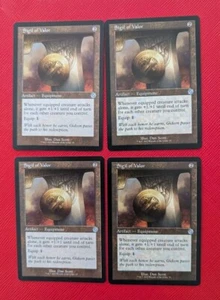 MTG 4 x The Brothers' War * RETRO * Uncommon SIGIL OF VALOR NM - Imagen 1 de 1