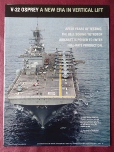 9/1991 ARTICLE + PUB AD BELL BOEING V-22 OSPREY KEITH FERRIS POSTER - Bild 1 von 7