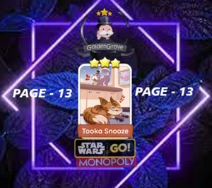 ⚡️ Tooka Snooze ⚡️ Mono_Poly-Go Stickers Cards 3 Stars ⚡️ FAST SEND ⚡️ - Picture 1 of 1