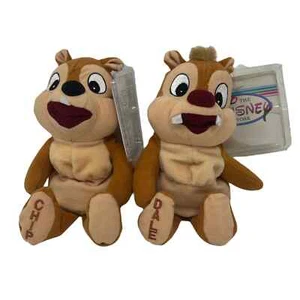 Bolsa de felpa Chip & Dale Bean vintage de Disney Store NUEVA con etiquetas y protector - Imagen 1 de 7