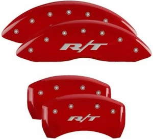 MGP Front/Rear Aluminum Red Caliper Covers For 11-20 Dodge Charger Challenger - Picture 1 of 4