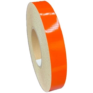 1" Orange Reflective Tape Type 2 Super Engineer Grade Nikkalite Safety SEG Safe - Picture 1 of 9