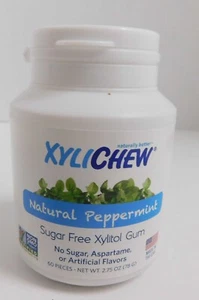 XYLICHEW Gomma da masticare morbida xilitolo zuccherata con betulla menta piperita 60Ct astuccio da 4 - Foto 1 di 4
