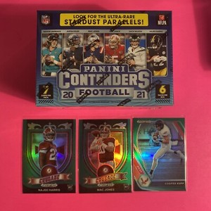 🎆🚨NFL Contenders Blaster+Green Prizm Lot Mac Jones Najee Harris RC Cooper Kupp