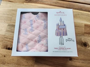 Hallmark Keepsake Christmas Ornament Disney Princess Tree Topper & Skirt Castle - Picture 1 of 6