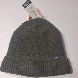 Dockers oliv Beanie Wintermütze Fleece gefüttert zum Schutz vor Kälte - Bild 1 von 8