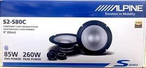 Alpine S2-S80C - S-Series 8" Component Speaker Set - Picture 1 of 1