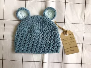 Baby Beanie Newborn Handmade - Picture 1 of 3