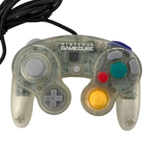 Nintendo Gamecube Controller Clear Skeleton Enjoy Plus Pack Plus GC - Picture 1 of 11