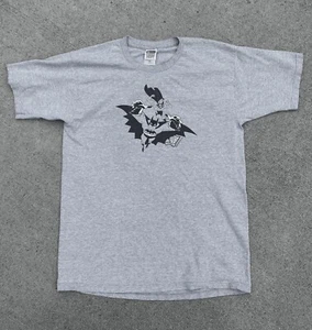 Vintage 1998 DC Batman Superman Zeichentrickserie Shirt Erwachsene L - WB Kinder Bruce Timm - Bild 1 von 11