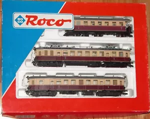 HO ROCO 43007 DRG GERMAN ET 85 3 CAR ELECTRIC TRAINSET - Picture 1 of 4