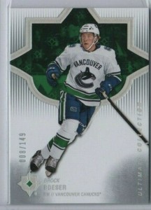 BROCK BOESER 2018-19 Upper Deck Ultimate Collection Base 008/149