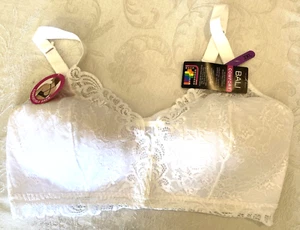 Bali Wirefree Bra Lace Desire ComfortFlex Fit Convertible Lightly LIned 2XL - Picture 1 of 3