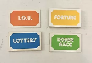 Vintage 1977 Gambler Board Game Replacement Game Cards - Picture 1 of 2