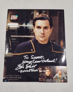 Star trek Enterprise Evan English autographed picture 8x10 inch Personalized - Bild 1 von 4