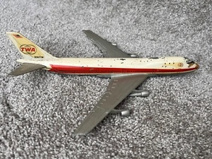 Vintage 1970s Scale 1/290 Aero Mini TWA Boeing 747 Diecast Airplane Good Cond!! - Picture 1 of 12