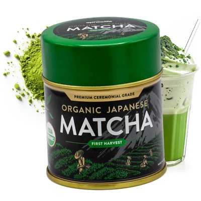 APRIKA LIFE Japanese Green Tea Powder CEREMONIAL GRADE MATCHA 30g - no additives, green tea