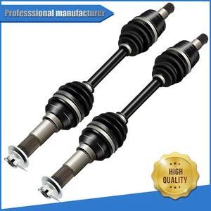 2Pcs Front CV Axles For Yamaha Kodiak 400 Grizzly 350 400 Wolverine 450 - Picture 1 of 17