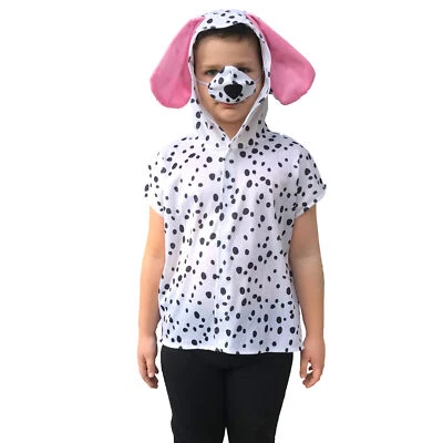 101 Dalmatian Girls Boys Dalmation Fancy DressCostume Animal dog world book day - Image 1 of 3