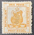Stellaland 1884 3d orange stamp mint hinged