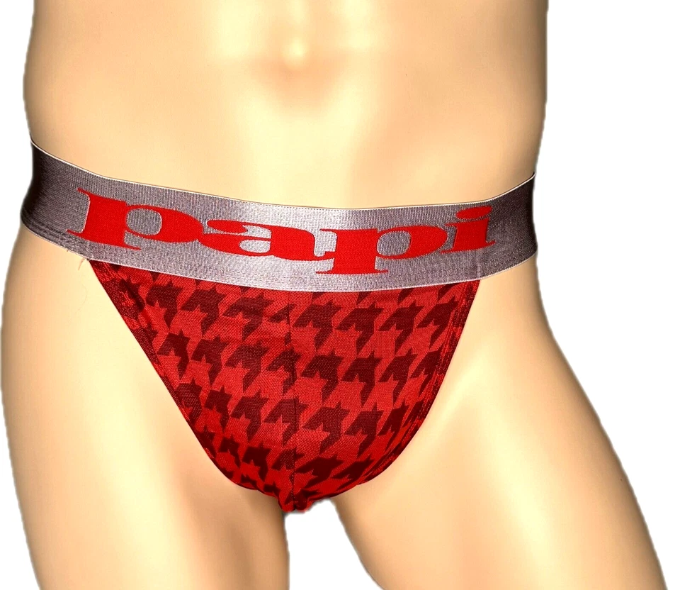Ropa interior Papi para hombre Cross Roads Performance Jock Strap talla M PATA DE GALLO Foto 1 de 3