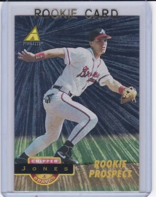 CHIPPER JONES ROOKIE CARD Atlanta Braves Pinnacle MUSEUM COLLECTION RARE $$ RC! - Image 1 of 2