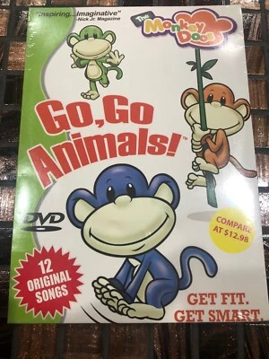 The Monkey Doos Dvd Go, Go Animals Dvd 12 Original Songs Foto 1 de 4
