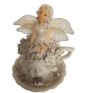 Regency Fine Arts The Fairy Garden Fairy In A Teacup Resin Y2K - Picture 1 of 6