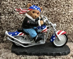 Bear to Be Wild from the Faithful Fuzzies Born To Ride Collection Harzfigur - Bild 1 von 12