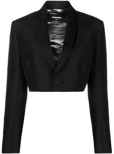 DSQUARED2 SPENCER CROPPED BLAZER DAMEN SAKKO MADE IN ITALY S75BN0839S54920900 - Bild 1 von 5