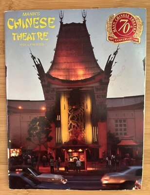 Mann's Chinese Theatre Hollywood 70th Anniversary Souvenir Program 1927-1997 - Image 1 of 4