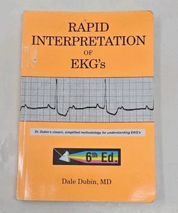 Rapid Interpretation of EKG's by Dale Dubin (2000, Trade Paperback) 6th Edition - Picture 1 of 14