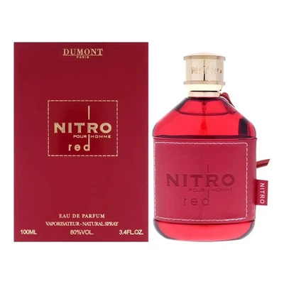 Dumont Paris Nitro Red Eau de Parfum 3,4 oz/100 ml spray para hombres Foto 1 de 4