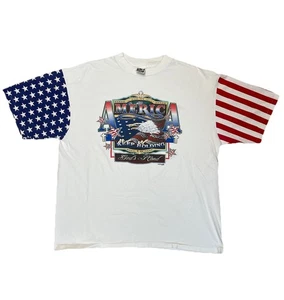 Vintage God Keep Holding Americas Hand Shirt Jesus USA Mens Size XXL - Picture 1 of 10